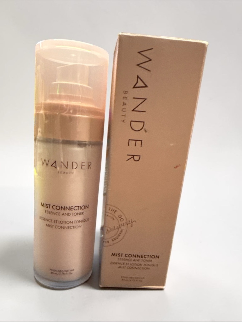 Wander Beauty Mist Connection Essence & Toner - Peach Beige